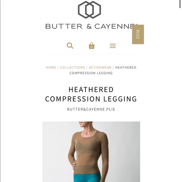 Pliē Heathered Seamless Compression Legging Large - Picture 3 of 8